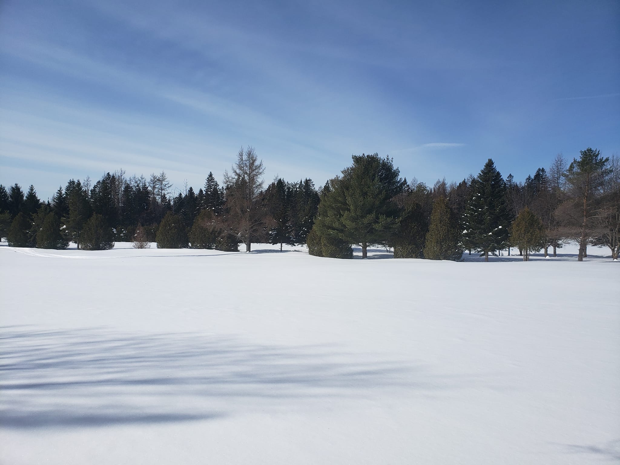Paysage ski de fond Stoneham